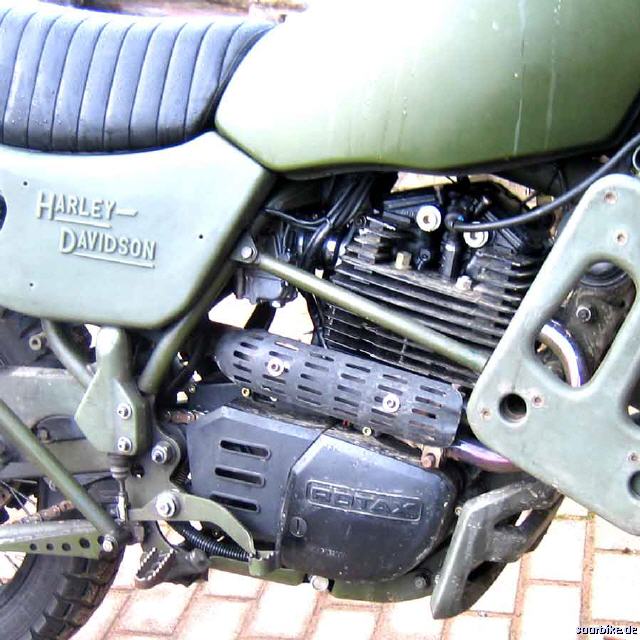 Harley Davidson MT500 Mikuni Flachschieber