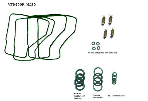 VFR400R NC30 Vergaserdichtsatz "lite"