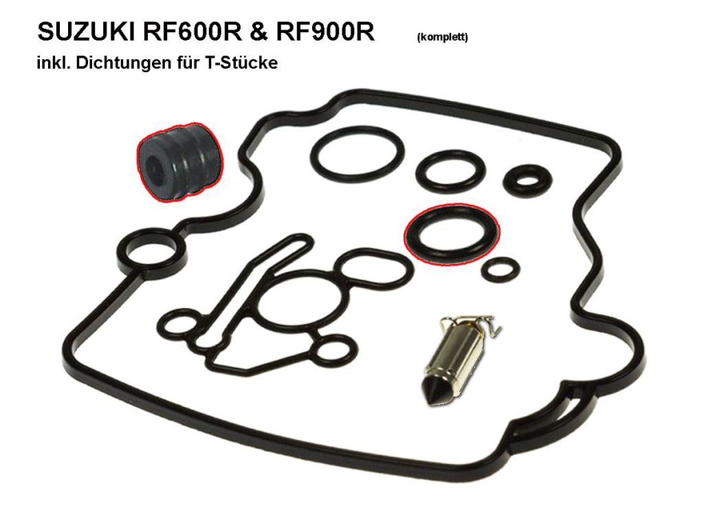 RF600R Vergaserdichtsatz KOMPLETT