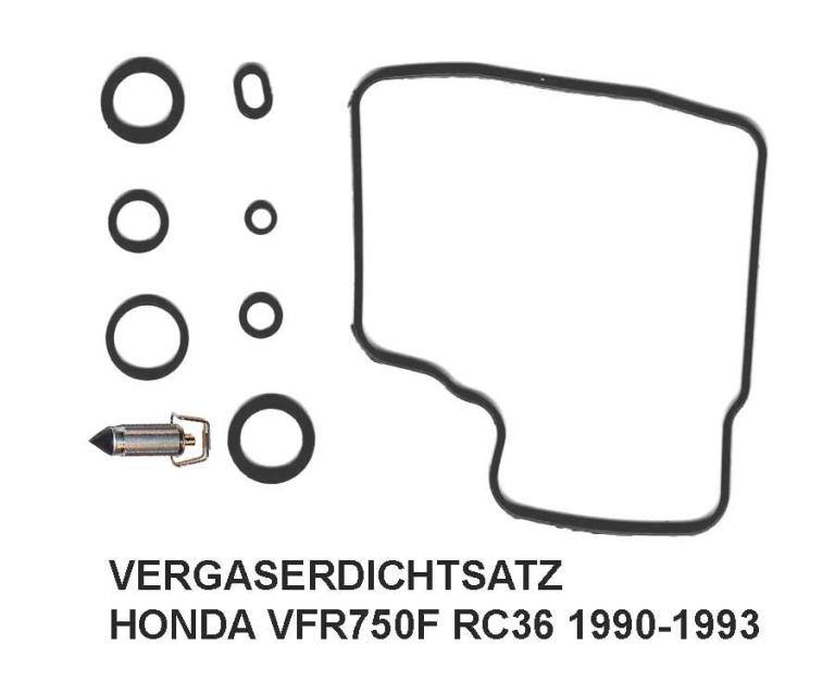 VFR750F RC36 1999-1993 Vergaserdichtsatz